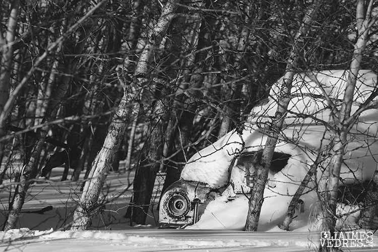 Car Under Snow