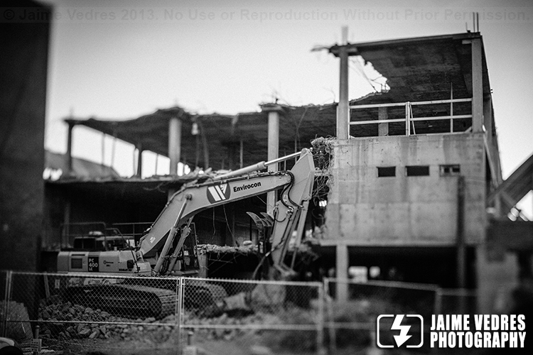 Demolition Atrium Building, Lethbridge