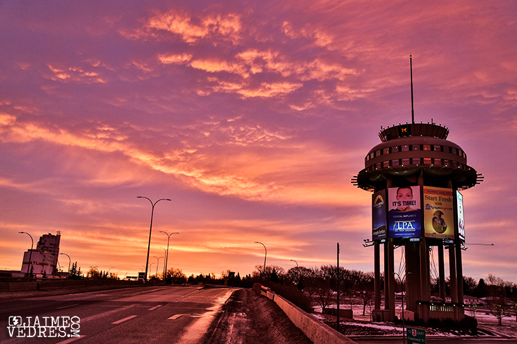 Ric's Grill Lethbridge Watertower - Commercial Photographer