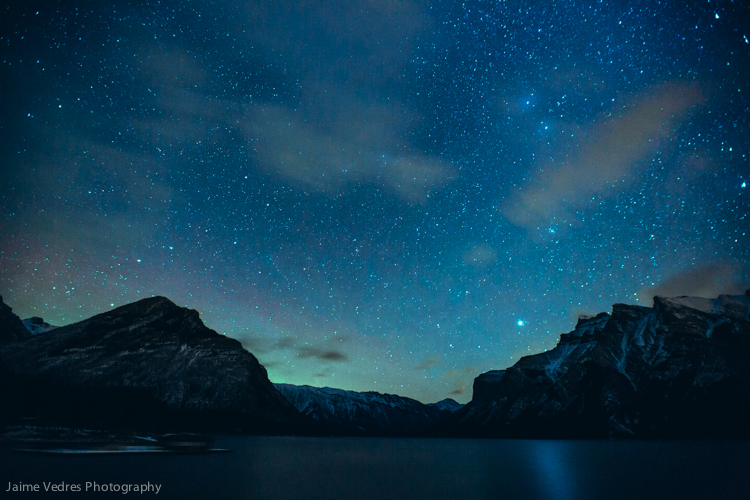 Banff Lake Minnewanka Stars