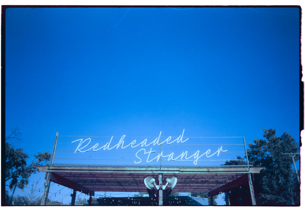 photo of Nashville's Redheaded Stranger sign. 